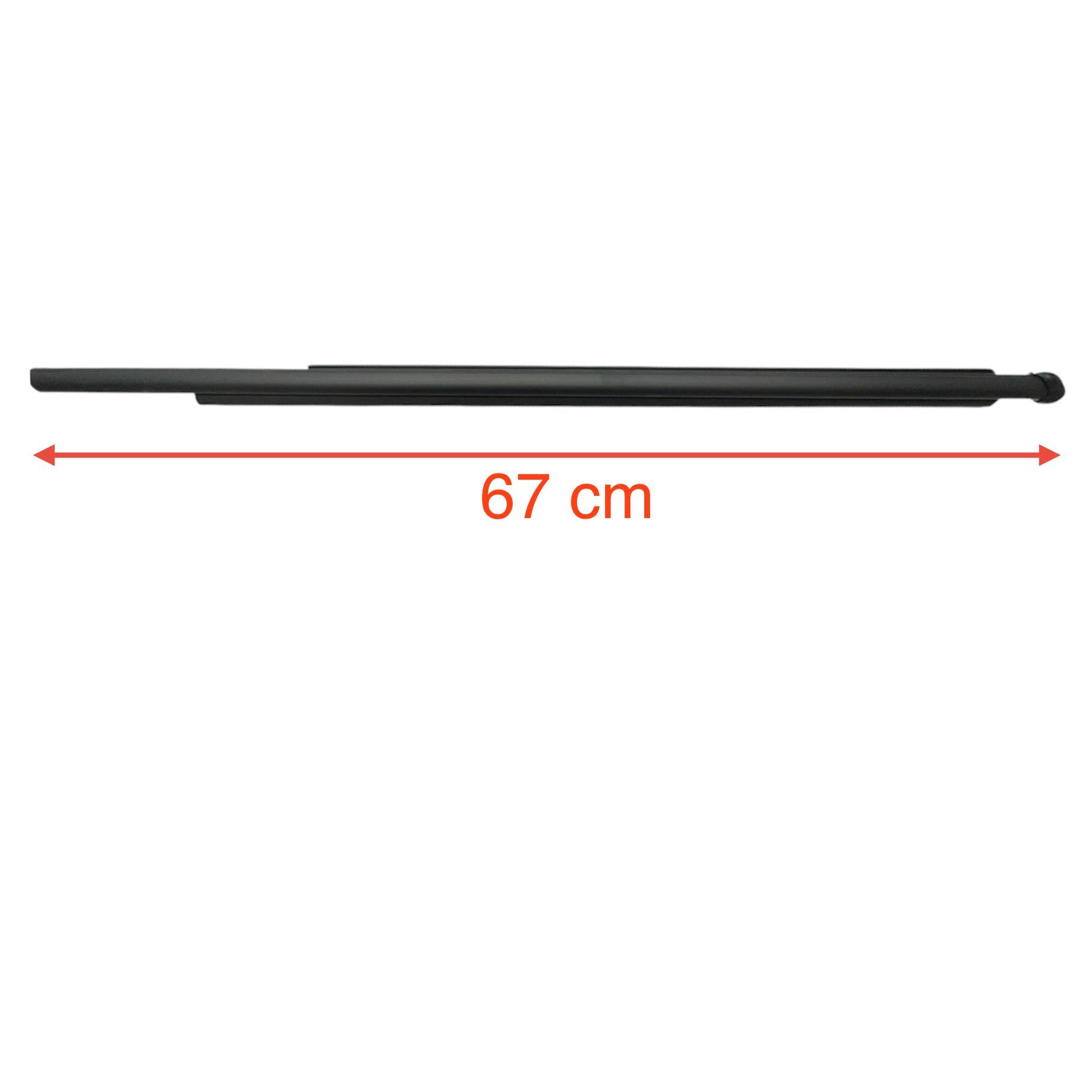 Toyota Çıta Cam Sıyırıcı Fitil Hılux Revo 15-21 Dış Arkasağ (Siyah) KAPORTA