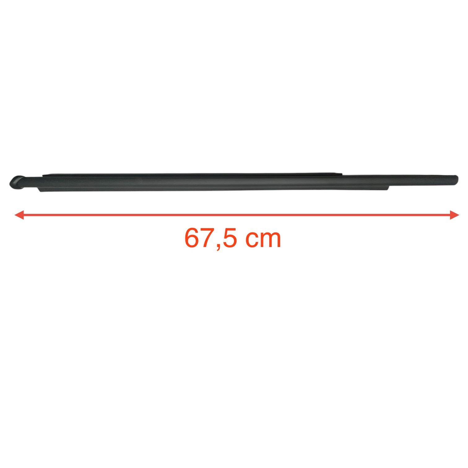Toyota Çıta Cam Sıyırıcı Fitil Hılux Revo 15-21 Dış Arkasol (Siyah) KAPORTA