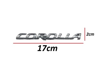 TOYOTA COROLLA BAGAJ YAZISI KROM 2002-2025 ARKA,75442-12A11
