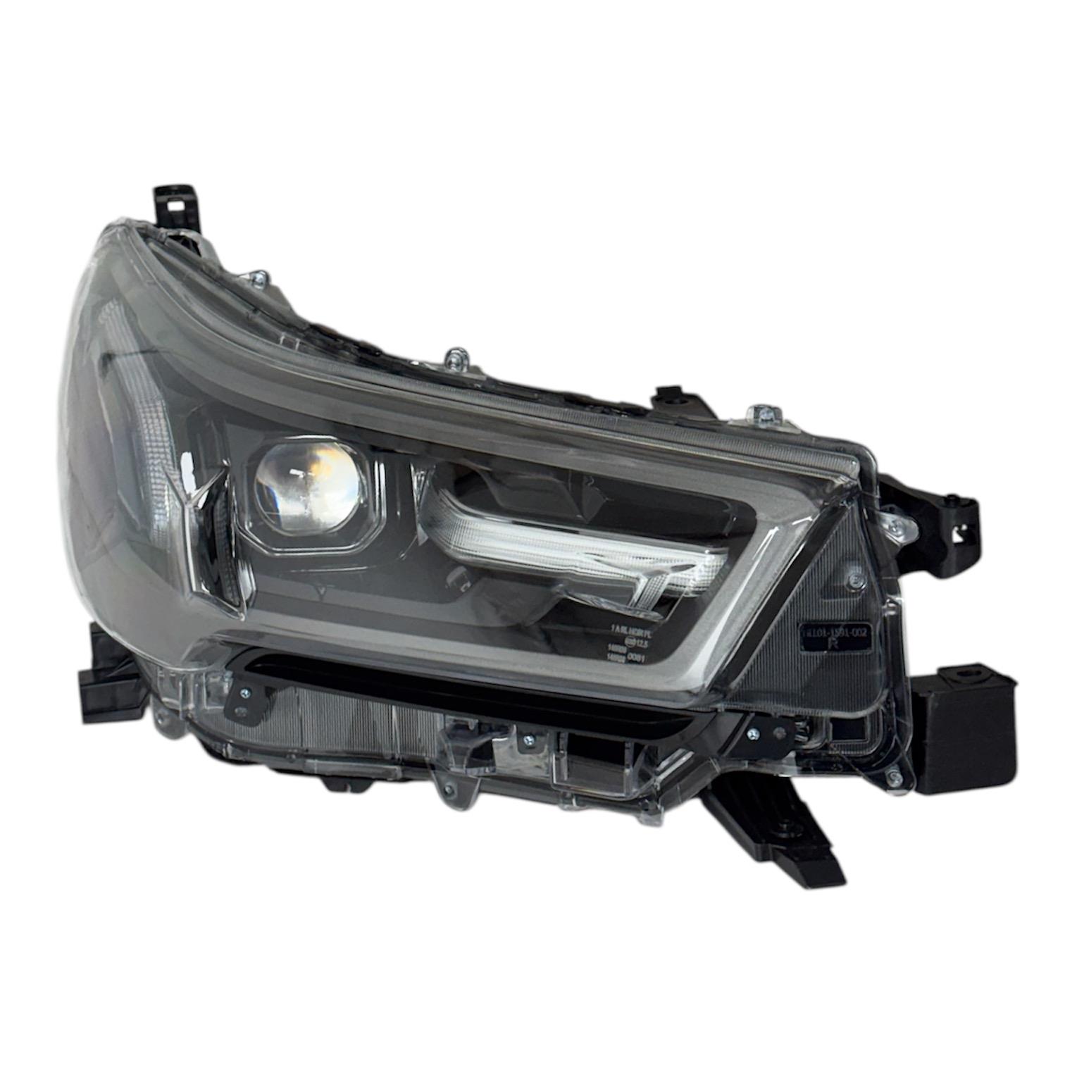Toyota Far Hılux Revo 21-24 Sağ (Mercekli/İçi Koyu Gri/Krom Mercek)/(Hılux Yazılı-ınvıncıble) AYDINL