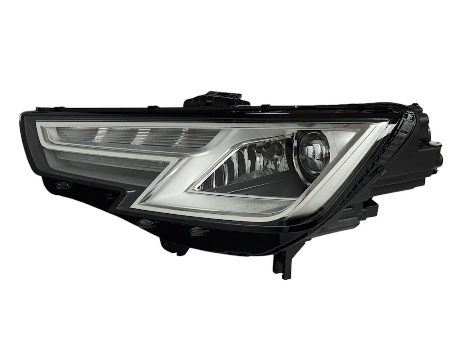 Audı Far A4 16-19 Sol (Yuvarlak Mercek/Beyinsiz AYDINLATMA