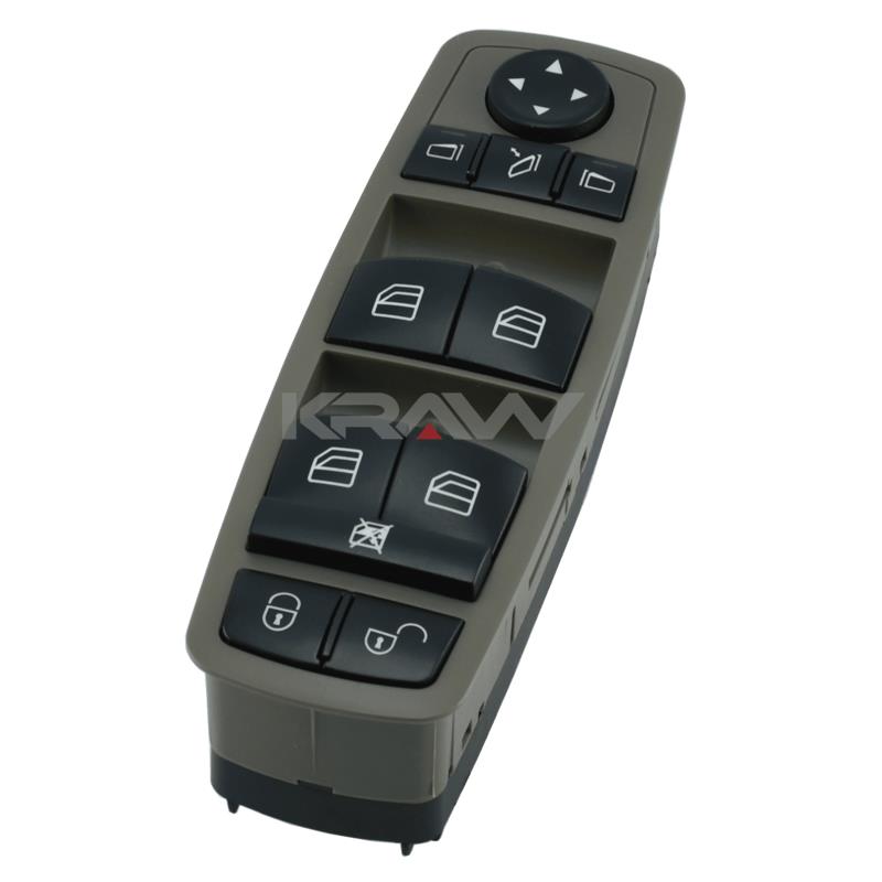 Mercedes W169 W245 Cam Açma Düğmesi Sol Dörtlü Kahverengi,1698206710