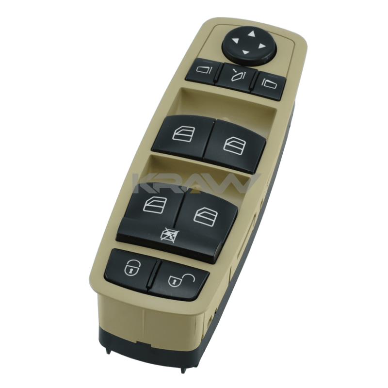 Mercedes W169 W245 Cam Açma Düğmesi Sol Dörtlü KREM,1698206710