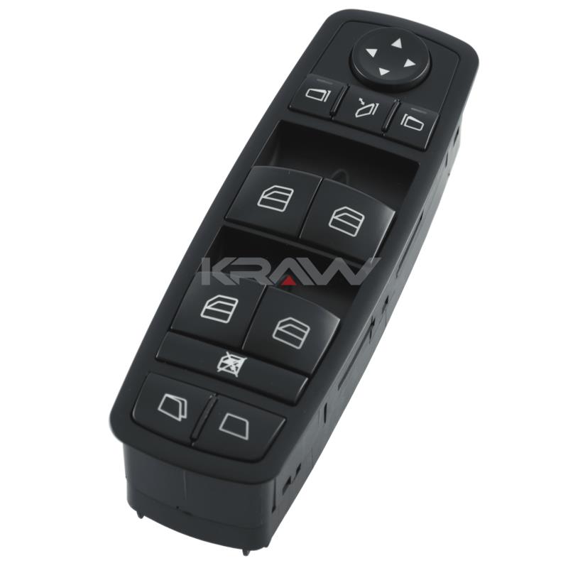 Mercedes W251 W164 X164 Cam Açma Düğmesi Sol Dörtlü Siyah,2518300390