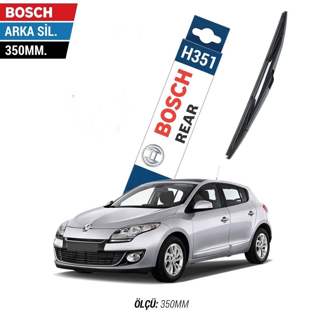 Megane 3 Arka Silecek (2010-2014) Bosch Rear-H 351