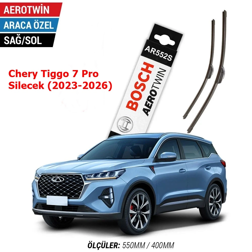 Chery Tiggo 7 Pro Silecek Takımı Ön (2023-2026) Bosch Aerotwin