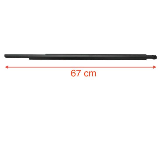Toyota Çıta Cam Sıyırıcı Fitil Hılux Revo 15-21 Dış Arkasağ (Siyah) KAPORTA