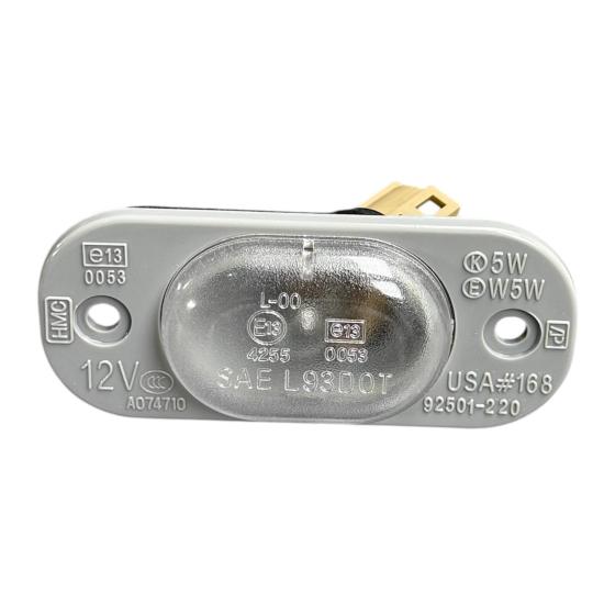 Hyundaı Lamba Plaka Accent 95-00/Sonata 93-98 AYDINLATMA
