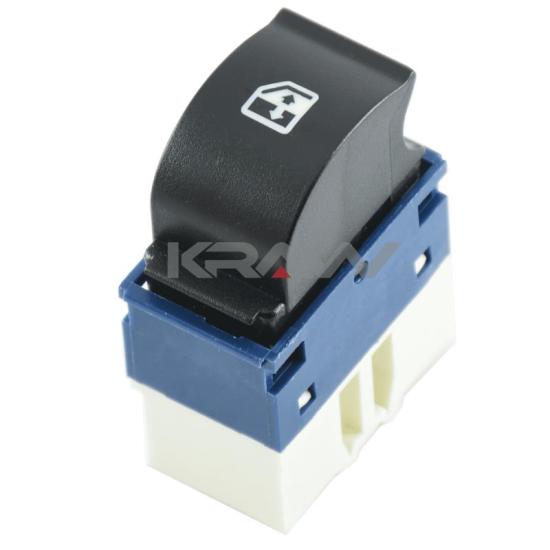 Fiat Doblo Cam Açma Düğmesi Sağ Mavi,735417034