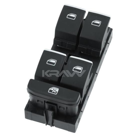 Polo Leon Ibiza Cam Açma Düğmesi DORTLU Krom,5G0959857G