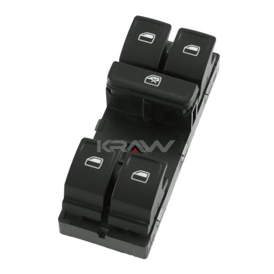 Polo 09 Cam Açma Düğmesi DORTLU,6C0959857