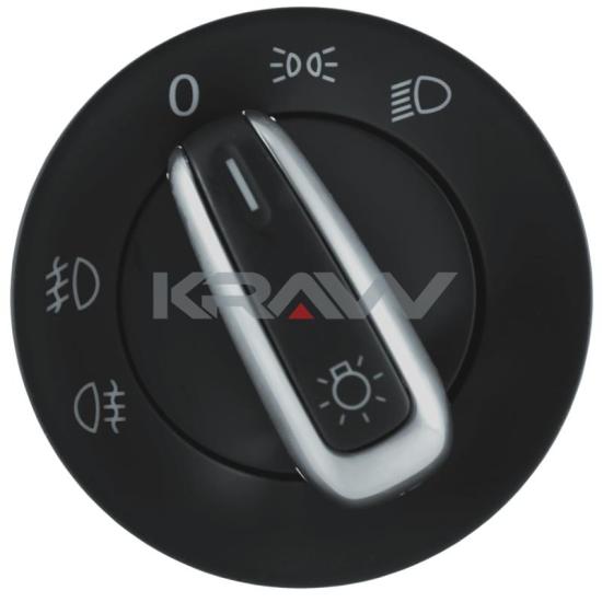 Volkswagen Golf 5-6 Passat CC T6 Touran Far Düğmesi Krom,3C8941431C