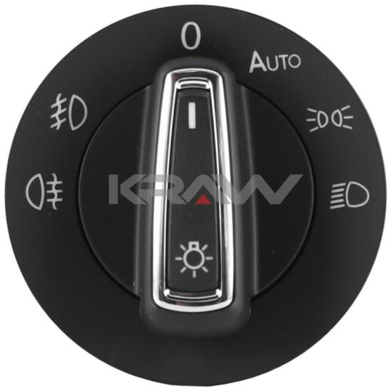 Volkswagen Golf 7 Touran Tiguan Far Düğmesi Krom AUTO,5G0941431BD