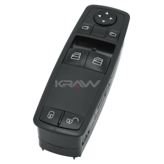 Mercedes W169 W245 Cam Açma Düğmesi Sol İkili Katlanmaz Ayna,1698206410