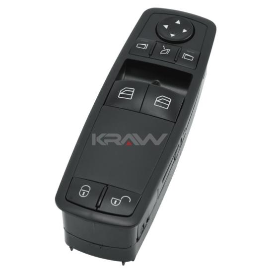 Mercedes W169 W245 Cam Açma Düğmesi Sol İkili Katlanır Ayna,1698206510
