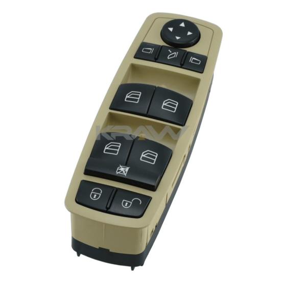 Mercedes W169 W245 Cam Açma Düğmesi Sol Dörtlü KREM,1698206710