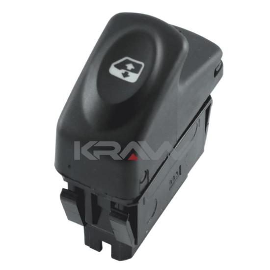 Clio Renault Kangoo Megane Cam Açma Düğmesi 5 LI Siyah,7700838100