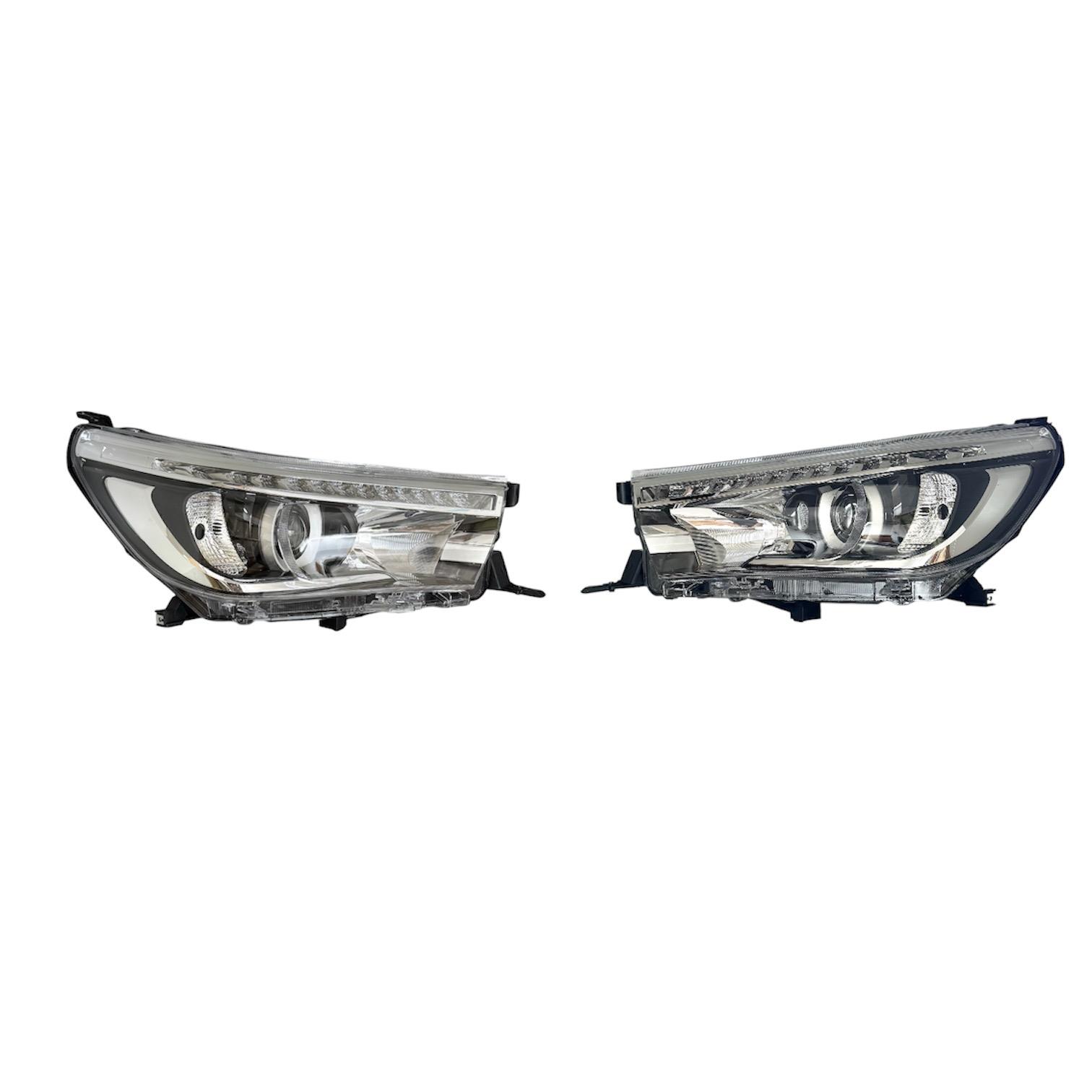 Toyota Far Hılux Revo 16-21 (Elektrikli/Ledli/ Modifiye Tip/Ledsiz Farı Ledliye Çeviren) (Takım) AYD