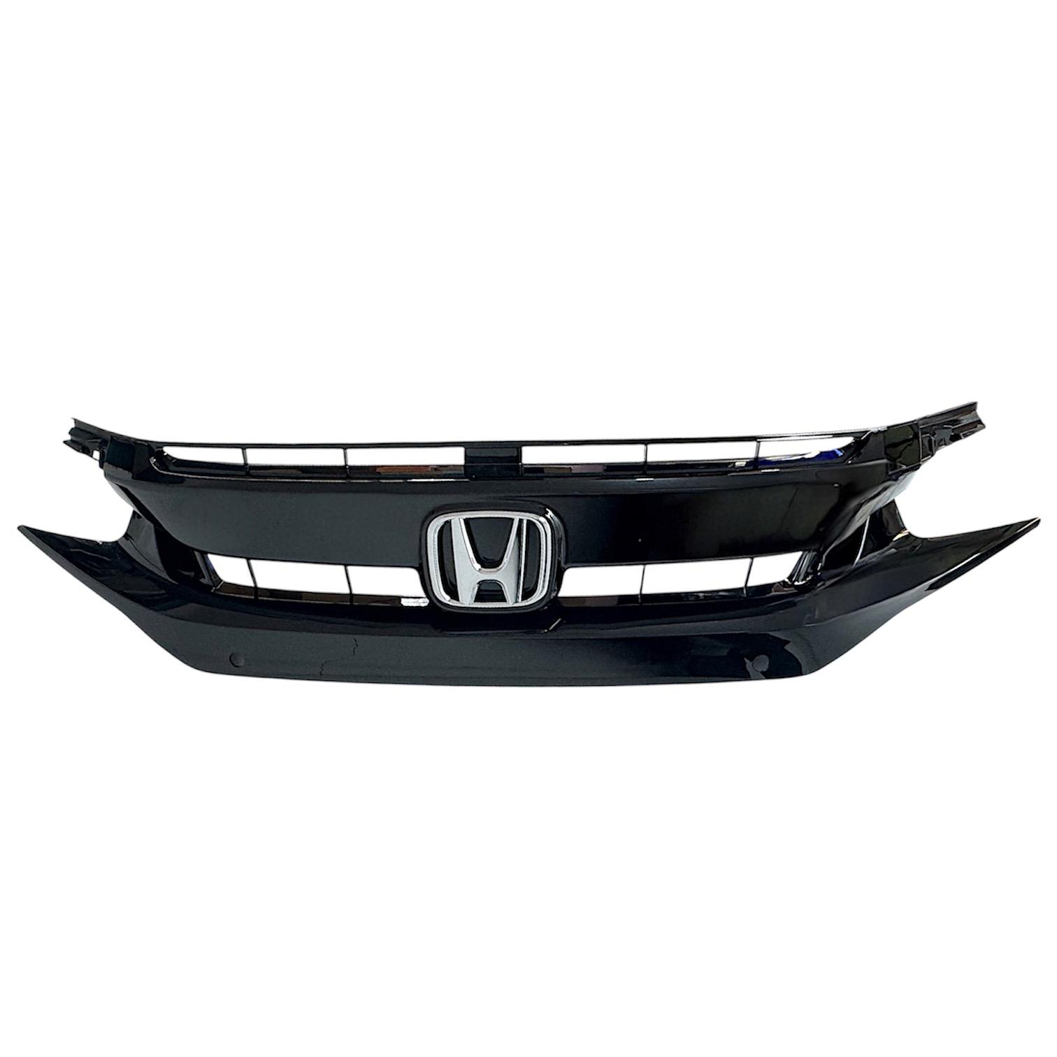 Honda Panjur Cıvıc Rs 16-18 Ön (Siyah/Park Sensör Delikli/Armalı) KAPORTA